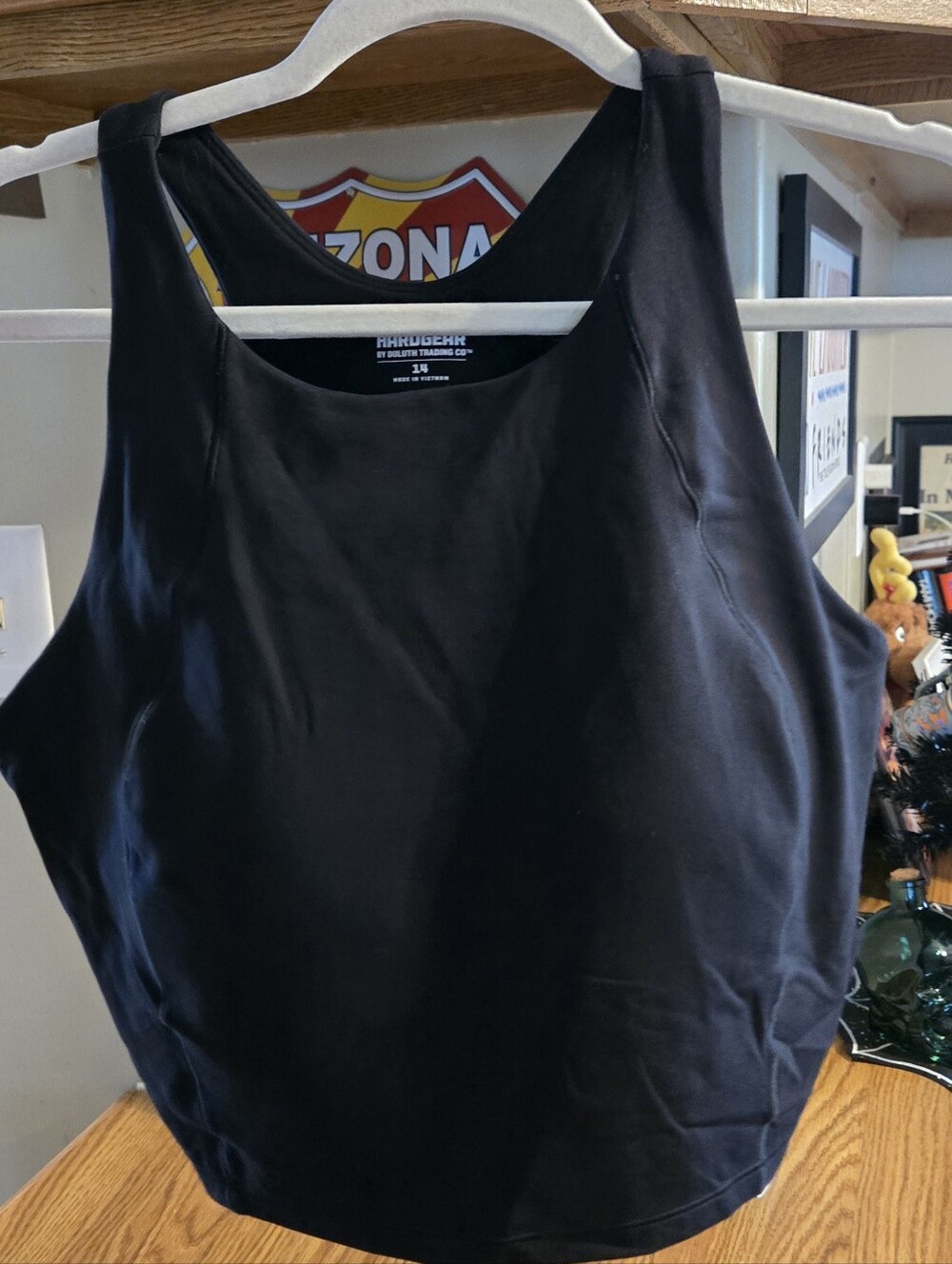 Duluth Black Women's Tank Top - Classic Scoop Neck